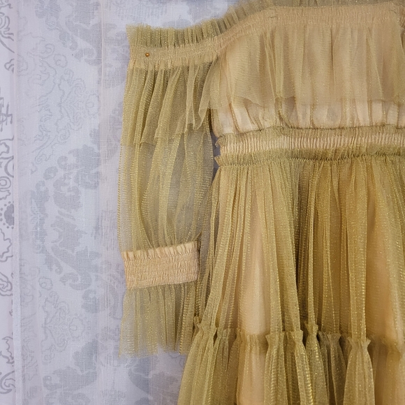 Ooh! La La Couture Girls Gold Sparkle Every Dress Size 5 and 4T - Picture 4 of 16